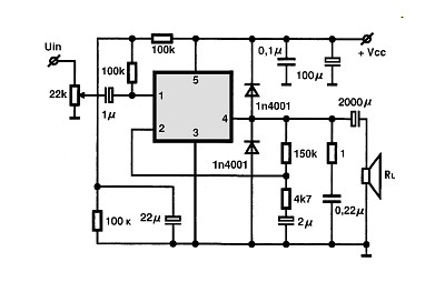 TDA2030 I circuito eletronico